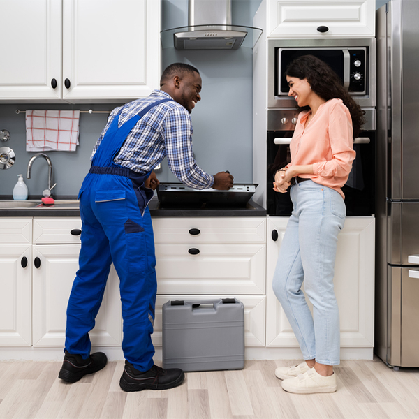 can you provide an estimate for cooktop repair before beginning any work in Summit Hill PA